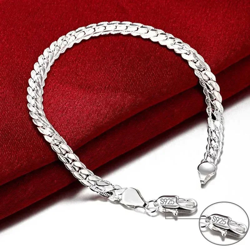 Kit Elevação Style — Cordão + Pulseira em Prata 925 para Homens de Presença